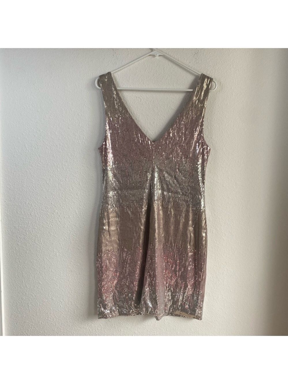 *NWT* AS U WISH Sequin Stretchy Party Mini Dress - Picture 8 of 9